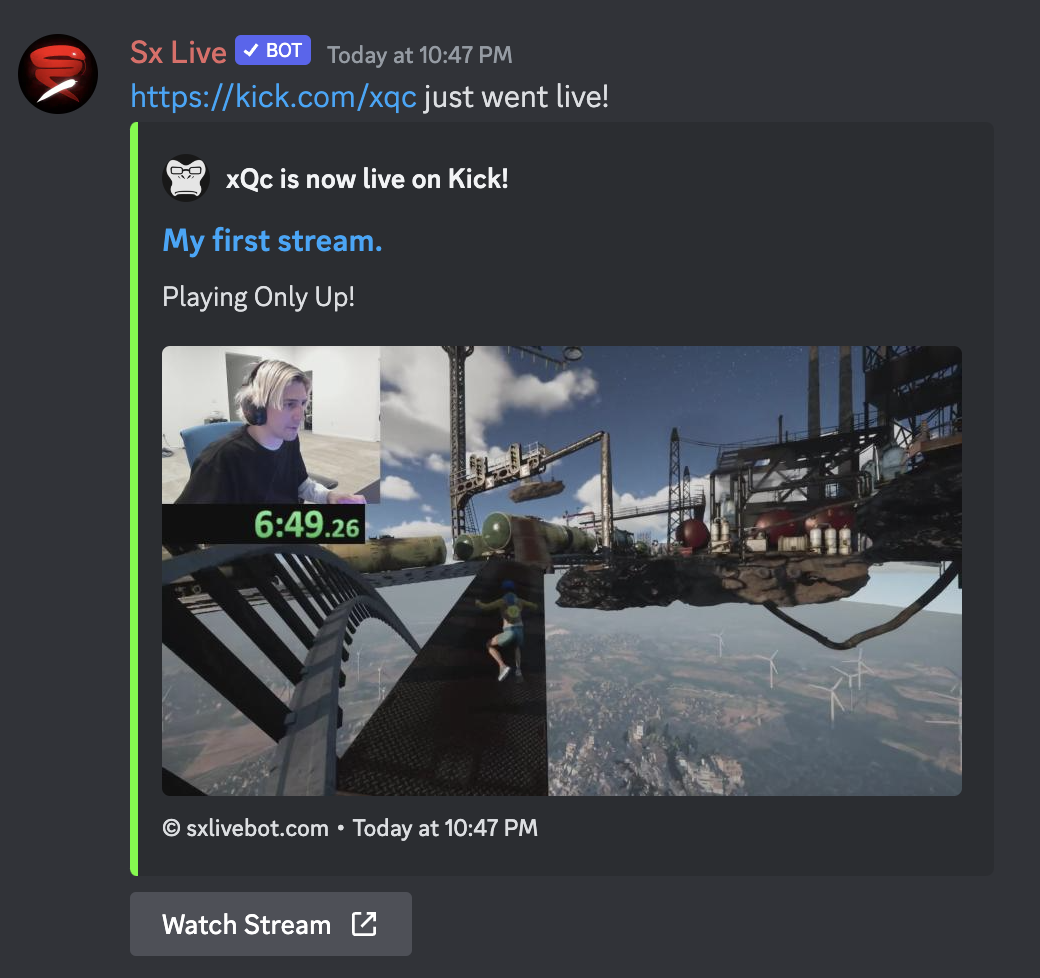 Add Live Countdown Discord Bot